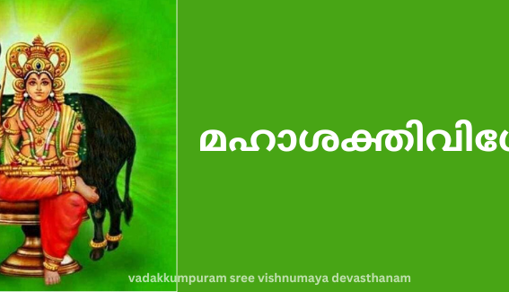 മഹാശക്തിവിശേഷം ( Sree Vishnumaya Swami )